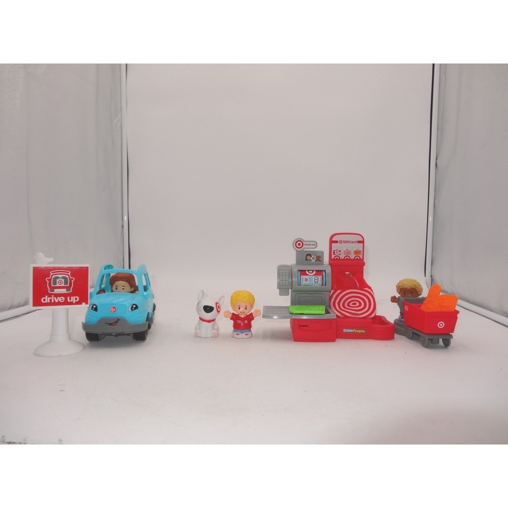 Fisher-Price Little People Target Run Playset Bullseye Dog Car Figures 2021